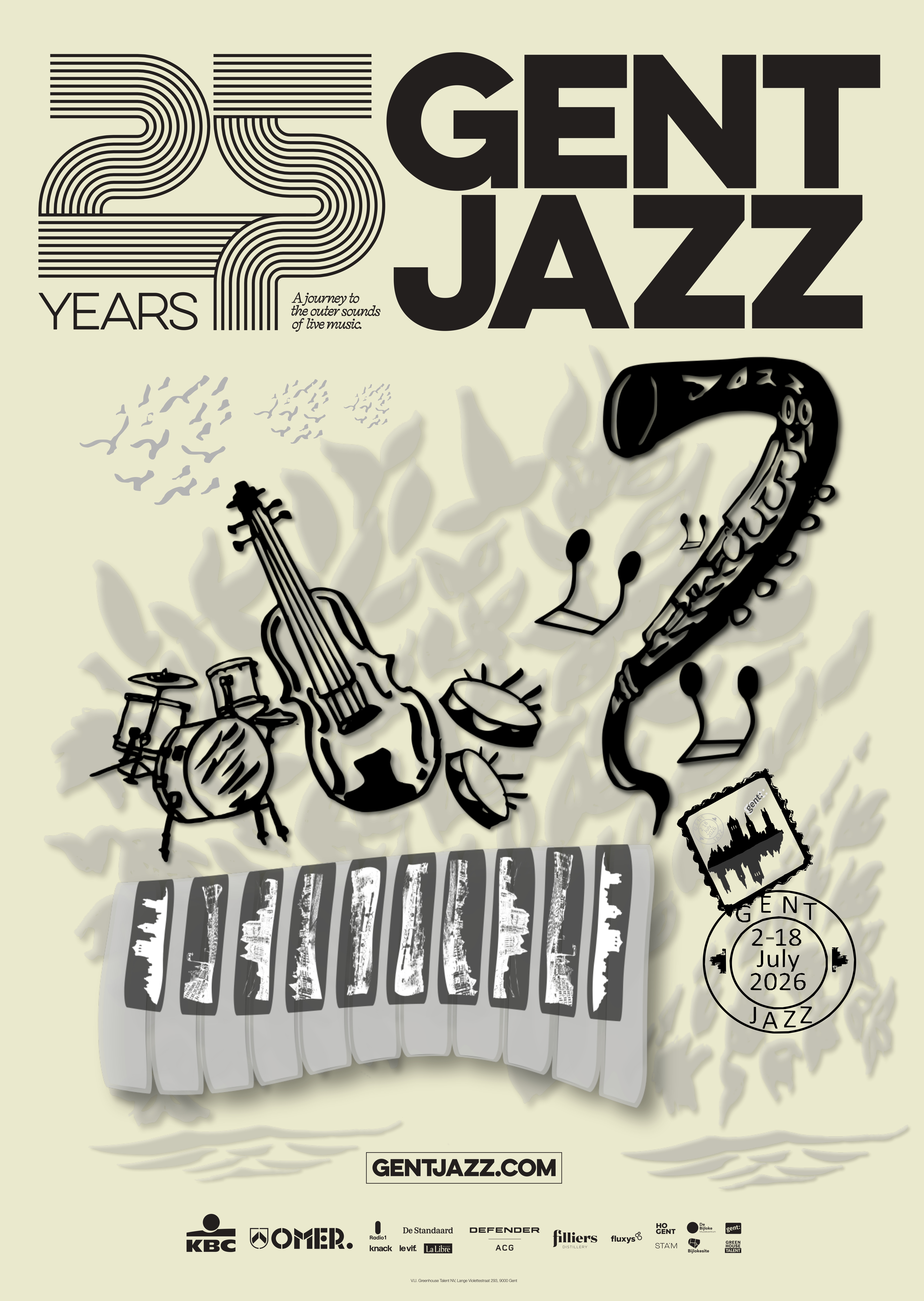 Gent Jazz poster design 1