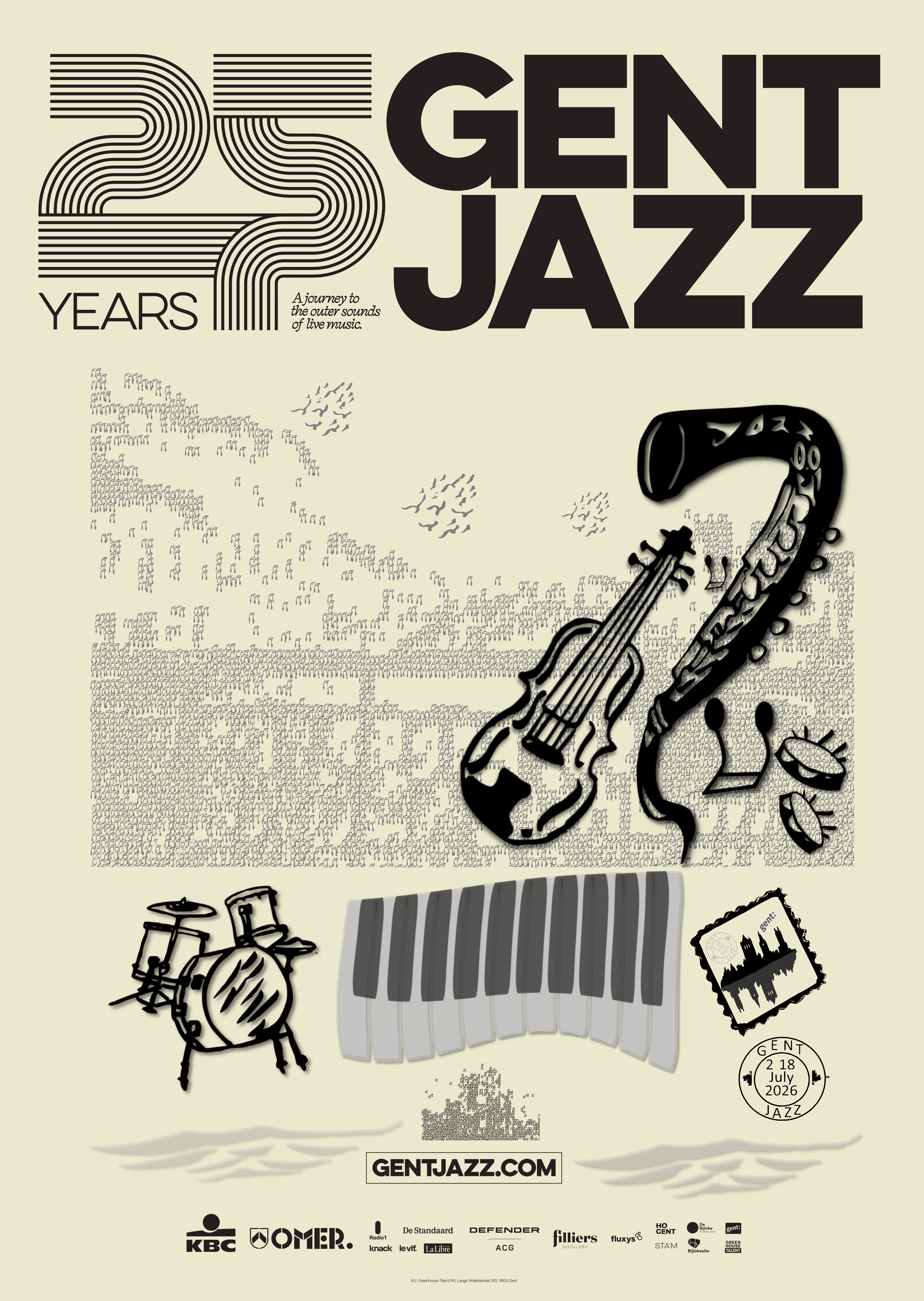 Gent Jazz poster design 2