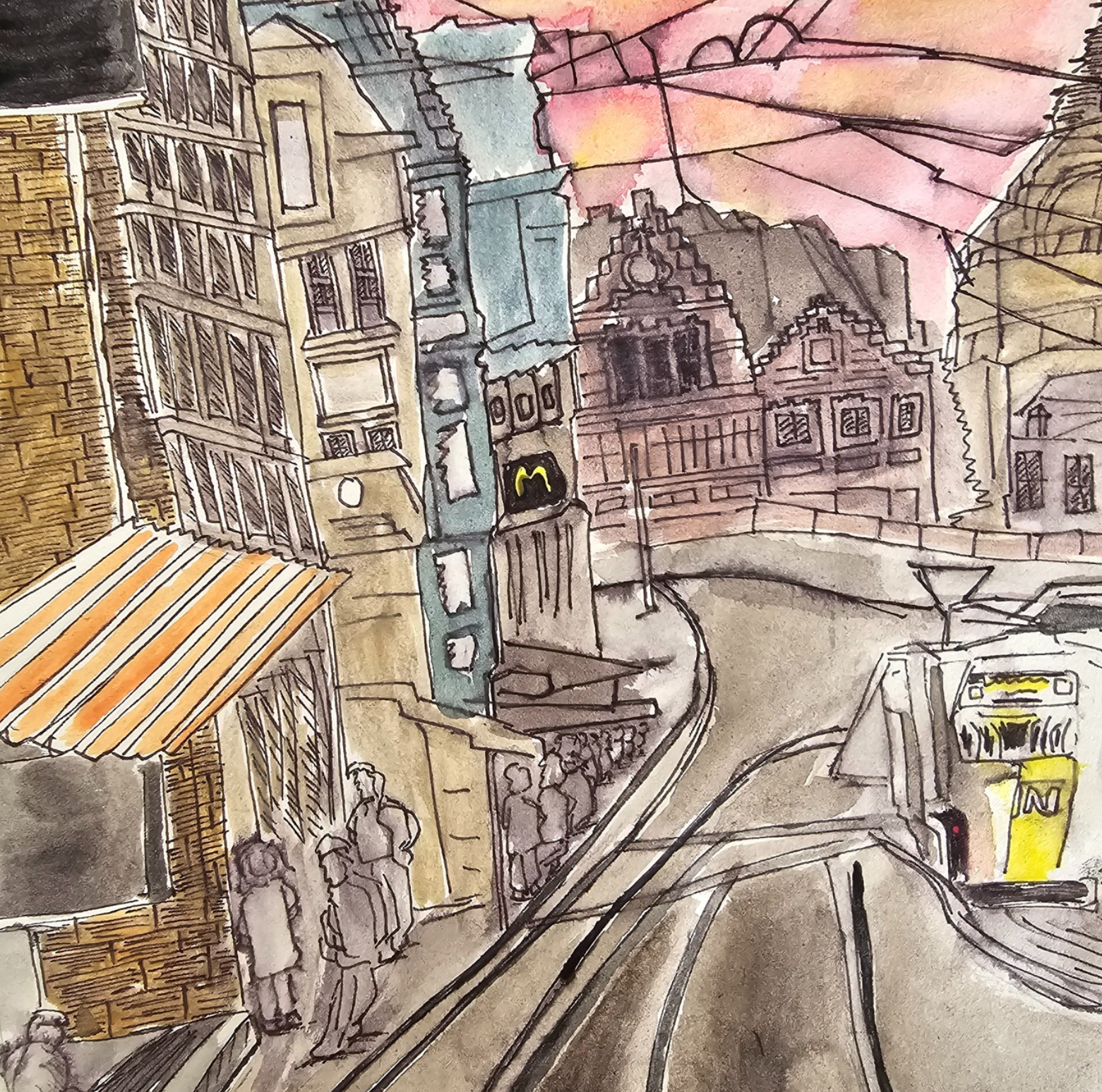 Painting of Ghent 1