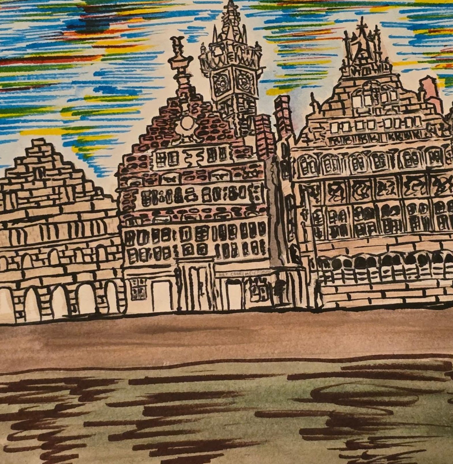 Painting of Ghent 2