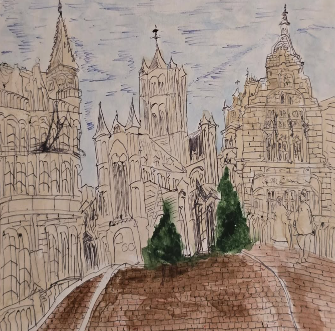 Painting of Ghent 3